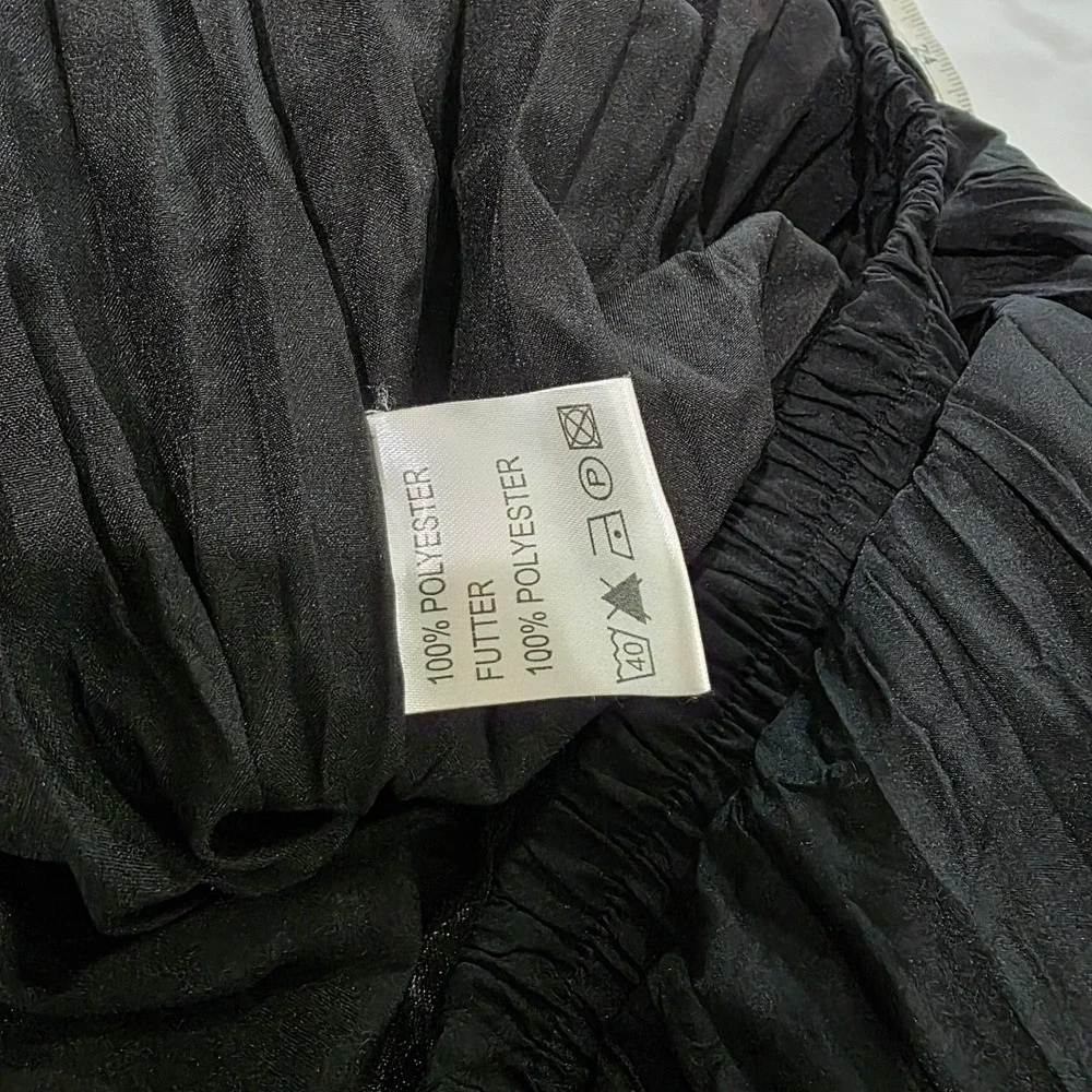 Womens Pleated Maxi Skirt Size XL Black Ren Faire‎ Fairy Victorian Whimsigoth